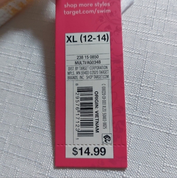 Xhilaration Juniors Textured String Bikini Bottom Yellow Size XL 12-14‎ - Picture 10 of 10